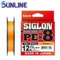 Sunline SIGLON PE x 8 12lb PE 0.8 6.0 kg. 150 m. Orange