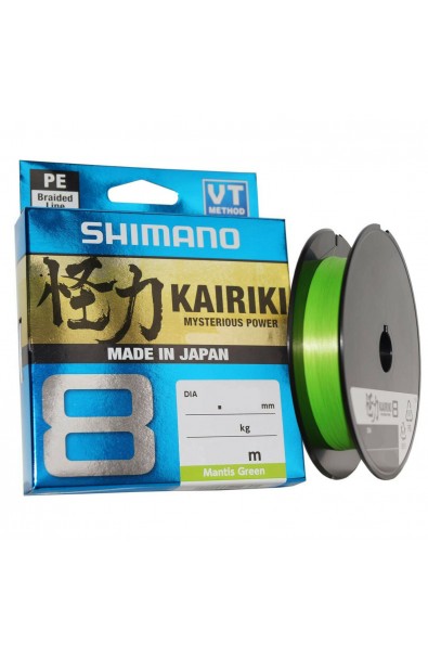 SHIMANO Kairiki PE VT 0.200mm 17.1kg 150m Mantis Green
