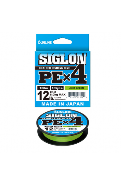 Sunline SIGLON PE x4 1.7 30lb 150m Light Green