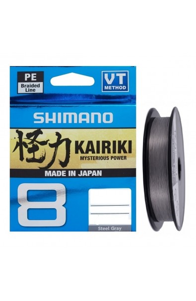 SHIMANO KAIRIKI PE VT Steel Gray150m 12kg 0,190mm