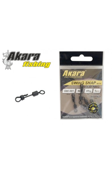 AKARA Swing Snap with Solid Ring SWI-001 Size 8 qty 6