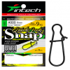 INTECH Quick Lock Snap Size 00 12kg qty 10 Matt Black