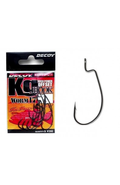 DECOY Worm17 Kg Hook Size 4/0 qty 6