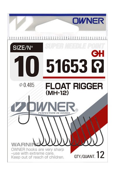 OWNER Float Rigger 51653 Size 10 qty 12