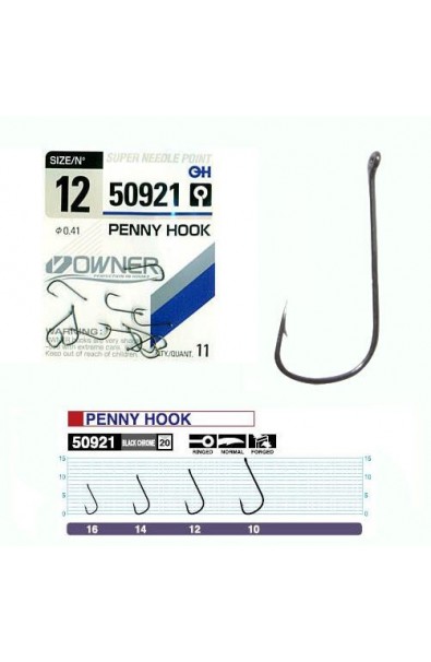 OWNER Penny Hook 50921 Size 10 qty 10