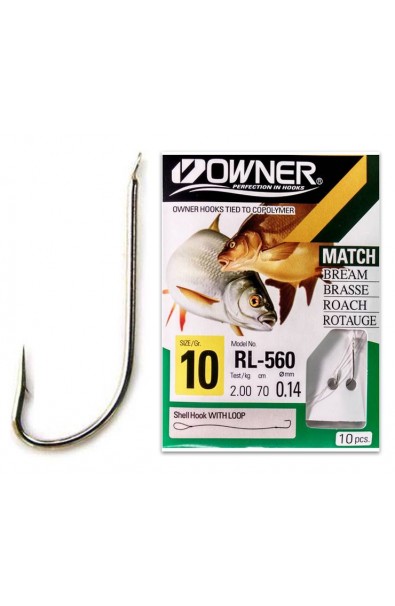 Owner MATCH RL-560 S.12 0,14mm 70cm 10pcs.