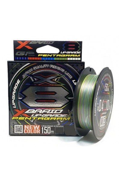 YGK X-Braid Upgrade x8 Pentagram 1.0 22lb 150m