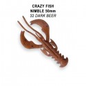 CRAZY FISH Nimble 2.0inch 50-50-32-6-F
