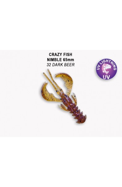 CRAZY FISH Nimble 2.5inch 44-65-32-6