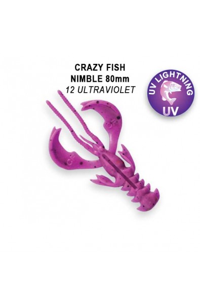 CRAZY FISH Nimble 3.2inch 72-80-12-6-F