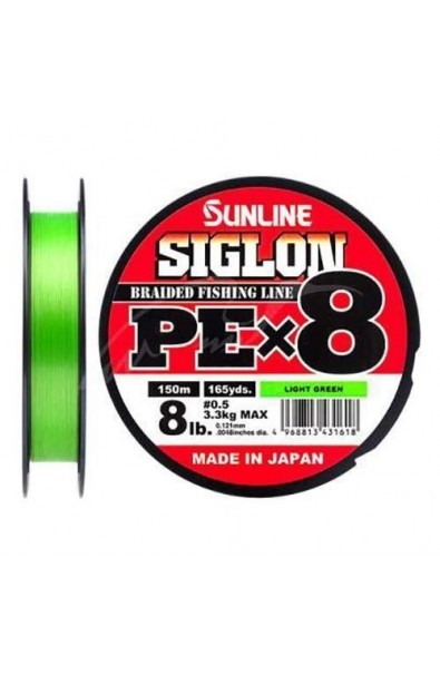 SUNLINE Siglon PE x8 3.0 22.0kg 150m Light Green