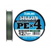 Sunline SIGLON PE x 4 1,7 30 lb 13,0 kg. 150 m. Dark Green