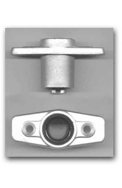 Socket for rowlock, end-fix, 17 mm
