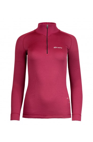 GRAFF Duo Skin 902-4-D Thermoactive Turtleneck Claret Size L