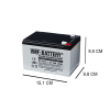 AGM battery VMF, 12V-12Ah