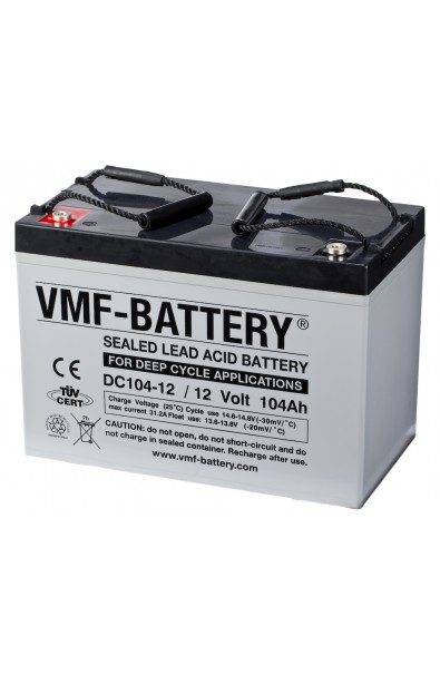 Battery VMF AGM Deep Cycle 12V 104Ah