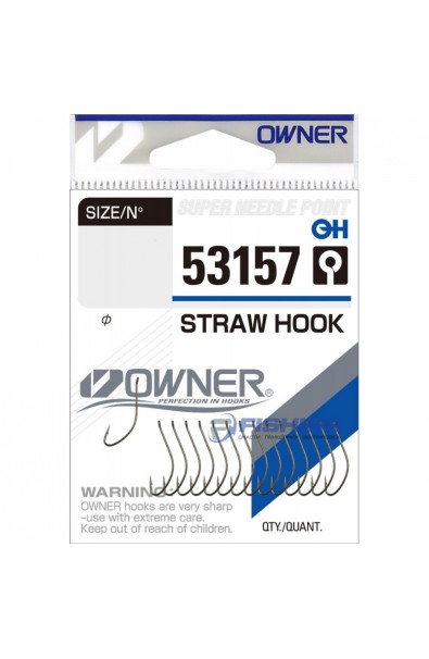 OWNER Straw Hook 53157 Size 8 qty 13