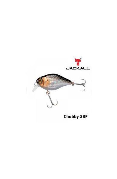 JACKALL Chubby 38F Hl Silver & Black