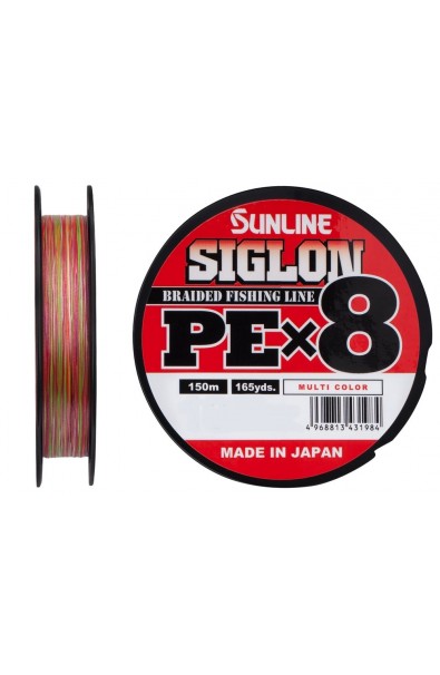 SUNLINE Siglon PE x8 0.209 25lb 11kg 200m Multi Color