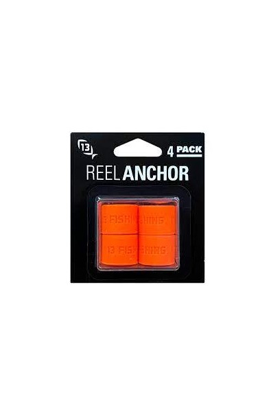13 FISHING Anchor Reel Wrap neon Orange Ice Reel