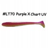 Swing Impact 4 inch -  LT70T LT Purple X Chart UV 8Tails