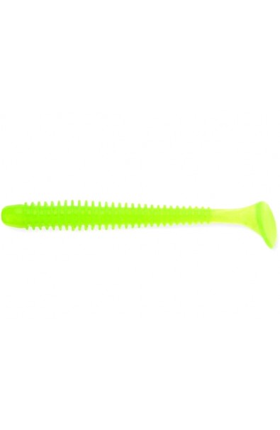 Swing Impact 4 inch -  026S Clear Chartreuse Glow 8 Tails