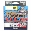 SUNLINE PE Jigger ULT x4 2.5PE 18.5kg 200m MultiColor