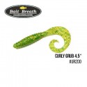 BAIT BREATH Soft Bait Breathe FD Curly Grub Size 2.5 inch Color UR200 Chartreuse12pcs