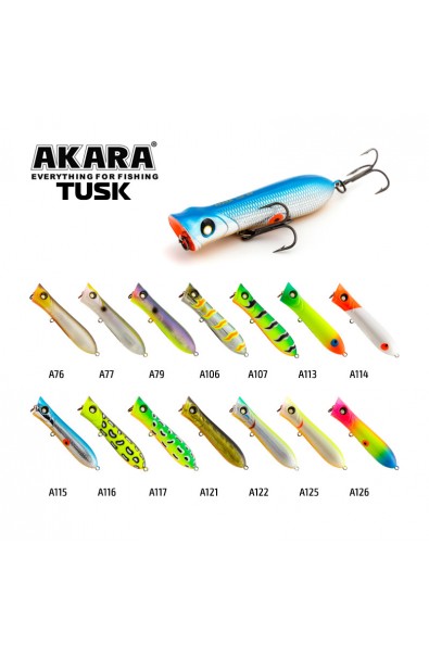 AKARA Tusk 80F Weight 15gr Color A116