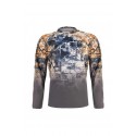 FHM T Shirt Mark Evo V2 Size S Color Print Grey Orange UPF 50 