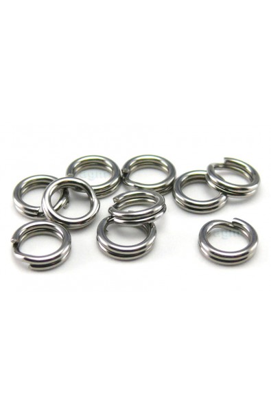 MERGANSER Split Ring Size 4mm 4kg 10pcs