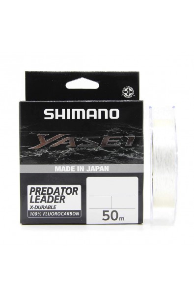 SHIMANO Fluorocarbon Line Yasei Fluoro Leader 50m 0.25mm 5.06kg Grey