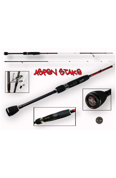 CRAZY FISH Aspen Stake ASSR902HHT Test 20-70gr Lenght 274cm Line 1-3PE