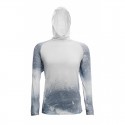 OUTFISH Fishscale Solar Hoodie Color Grey Size L Ultraviolet Protection Factor 50 