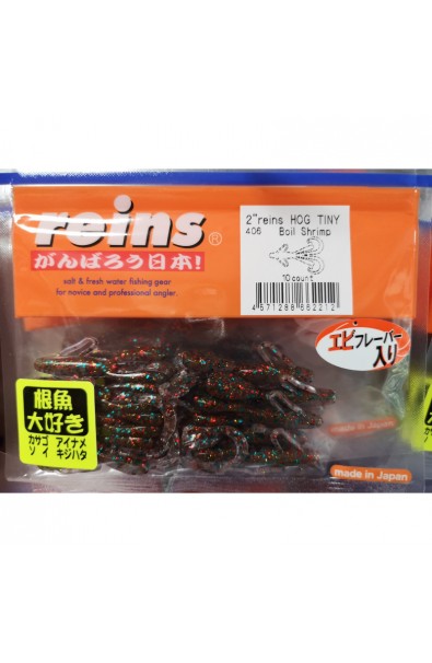 REINS Hog Tiny 2 inch Color 406 Boil Shrimp