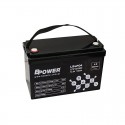 BPOWER LiFePO4 12,8V 100Ah 308x175x220mm Bluetooth   soojendus