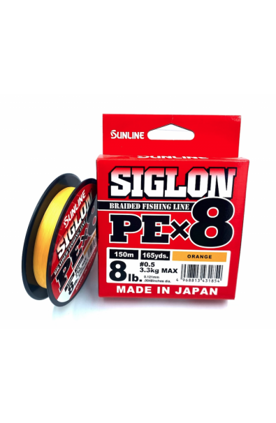 SUNLINE Siglon PE x8 0.5 3.3kg 150m Orange