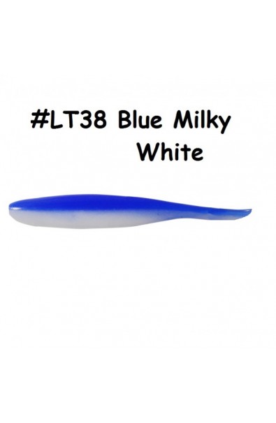 KEITECH Shad Impact 5inch LT38 T Blue Milky White 6pcs