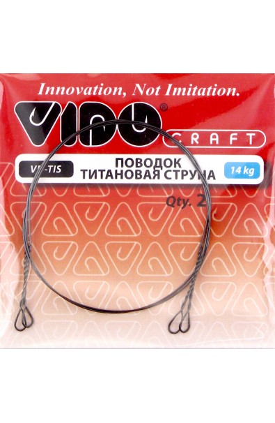 VIDO CRAFT Titanium Leader "Struna" 30cm 18kg qty 2