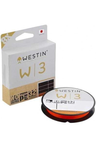 WESTIN W3 8Braid Dutch Orange 135m 0.26mm 16.5kg PE 2.5 Color Dutch Orange