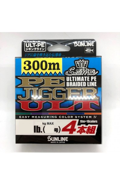 SUNLINE PE Jigger ULT 1.5PE 25lb 11kg Max 300m