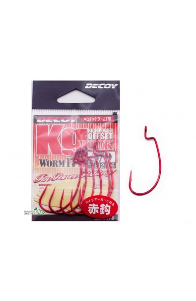 DECOY Worm  17R Kg Hook Offset Hook Red 5/0