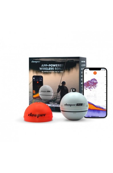 DEEPER Chirp 2 APP-Powered Wireless Sonar In Limited Edition Arctic Grey