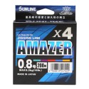 SUNLINE Amazer X4 PE Jigging Line 1.0 200m Max 9.5kg 21Lb Multicolor