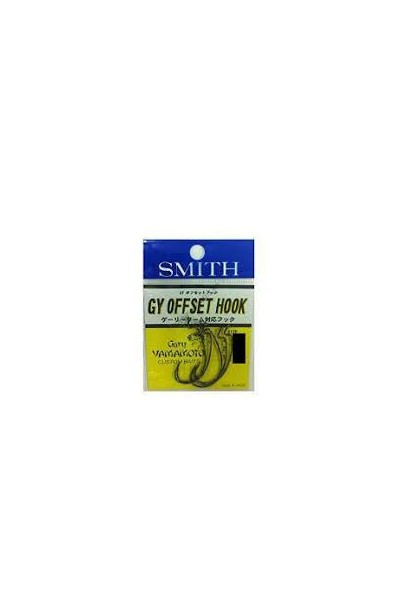 SMITH GY Offset Hook BK Size 5/0 Pcs 4