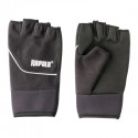 RAPALA Soft Shell Cut Finger Gloves Black size XL