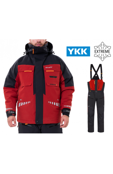 GRAFF Warmguard Extreme Set Size L 176-182 Color Red-Black 620-O-B-4