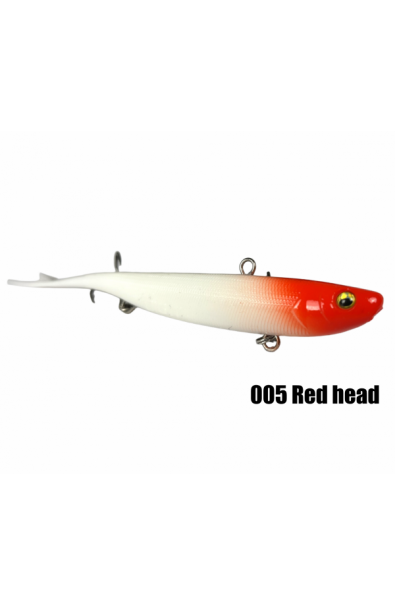 JIG IT Whale Tail 110mm 24gr 005 Red Head